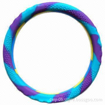 Silicone steering wheel cover for cars